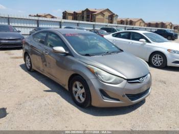  Salvage Hyundai ELANTRA