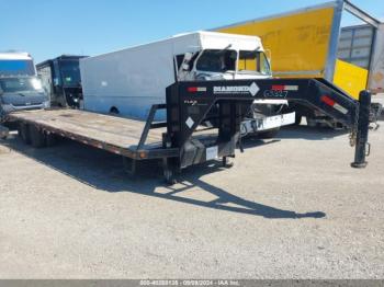  Salvage Diamond Gooseneck Flatbed