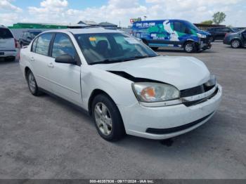  Salvage Chevrolet Malibu