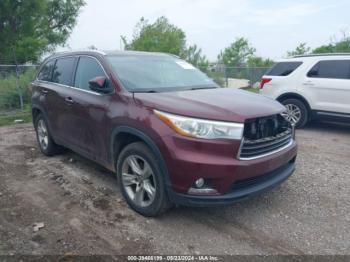  Salvage Toyota Highlander