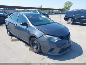  Salvage Toyota Corolla