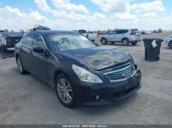  Salvage INFINITI G25x