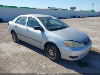  Salvage Toyota Corolla