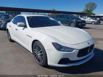  Salvage Maserati Ghibli