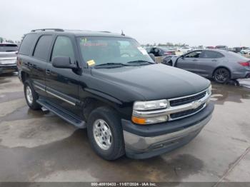  Salvage Chevrolet Tahoe