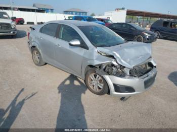  Salvage Chevrolet Sonic