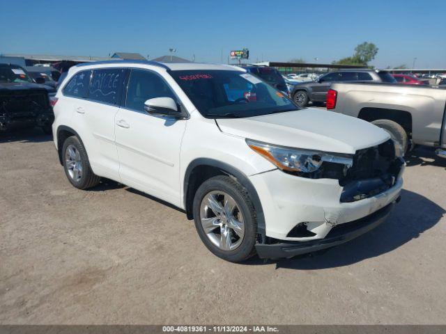  Salvage Toyota Highlander