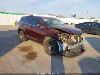  Salvage Toyota Highlander