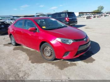  Salvage Toyota Corolla