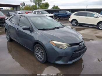  Salvage Toyota Corolla