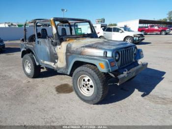  Salvage Jeep Wrangler