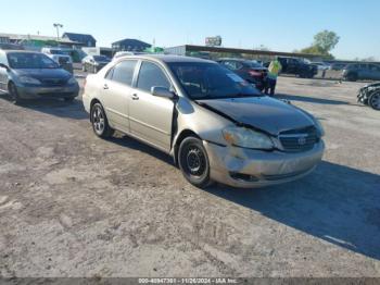  Salvage Toyota Corolla