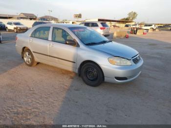  Salvage Toyota Corolla