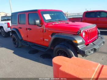  Salvage Jeep Wrangler