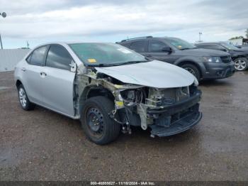  Salvage Toyota Corolla