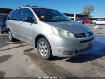  Salvage Toyota Sienna