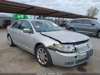  Salvage Lincoln MKZ