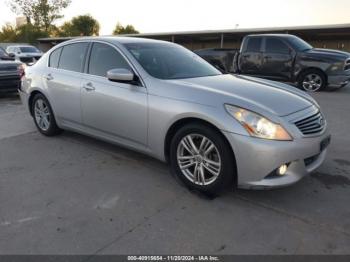  Salvage INFINITI G37