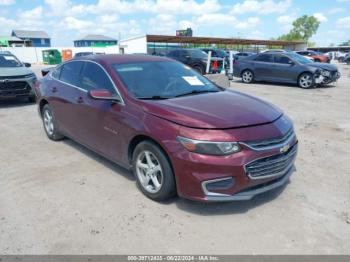  Salvage Chevrolet Malibu