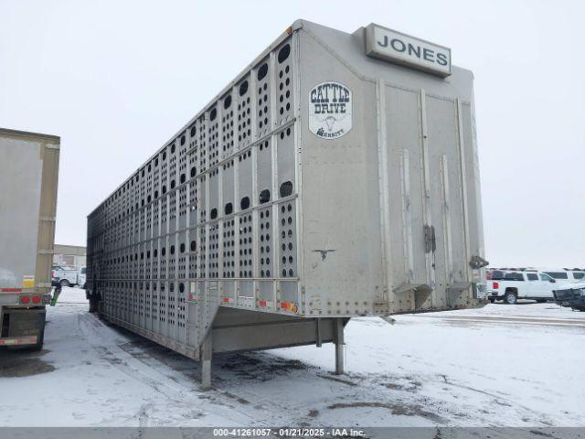  Salvage Merritt Equipment Co Livestock Trailer