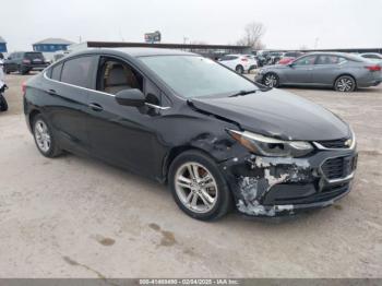  Salvage Chevrolet Cruze