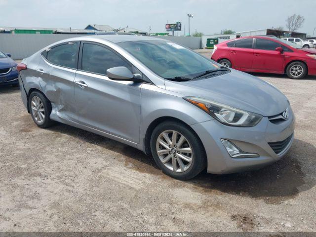  Salvage Hyundai ELANTRA
