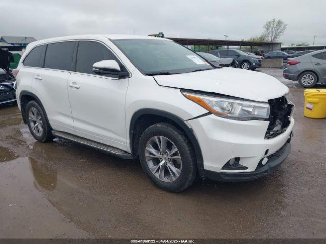  Salvage Toyota Highlander
