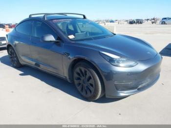  Salvage Tesla Model 3