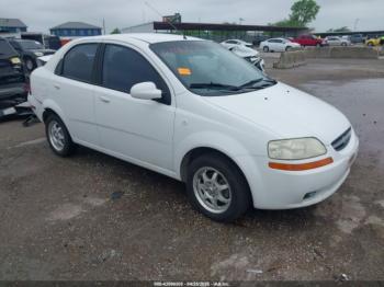  Salvage Chevrolet Aveo