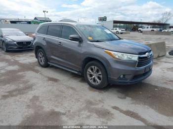  Salvage Toyota Highlander