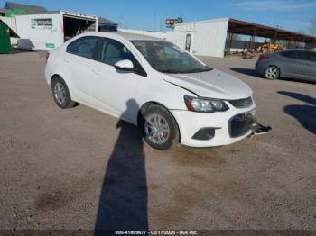  Salvage Chevrolet Sonic