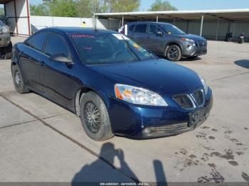  Salvage Pontiac G6