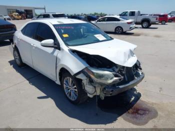  Salvage Toyota Corolla