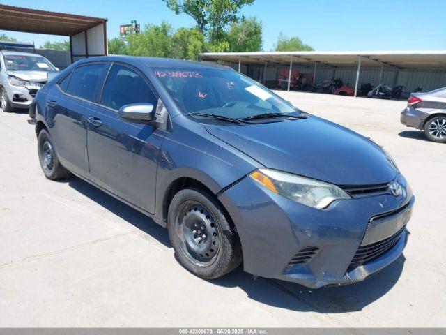 Salvage Toyota Corolla