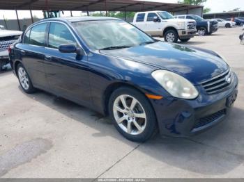  Salvage INFINITI G35