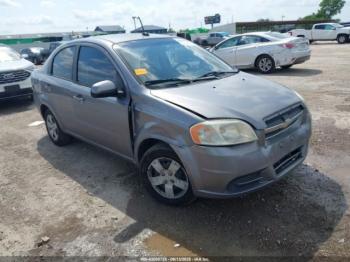  Salvage Chevrolet Aveo