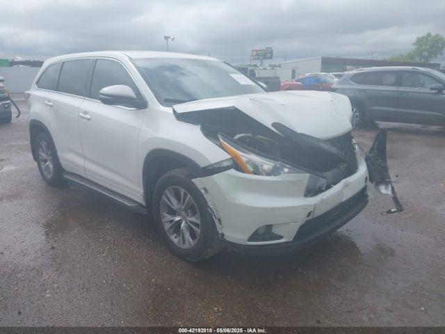  Salvage Toyota Highlander