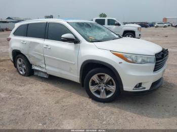  Salvage Toyota Highlander