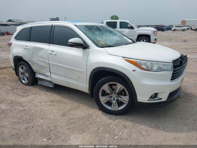  Salvage Toyota Highlander