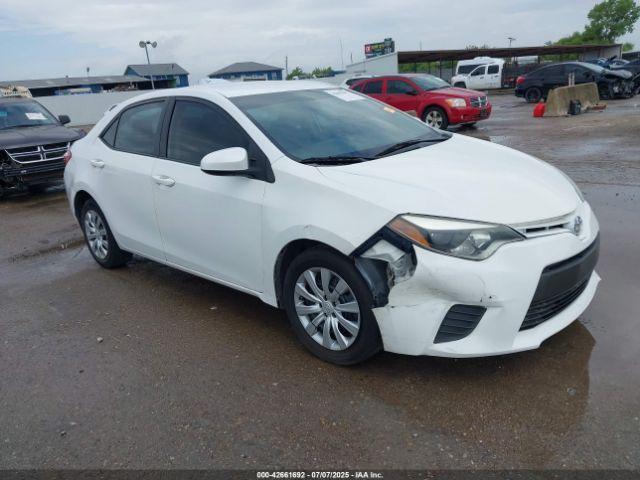  Salvage Toyota Corolla