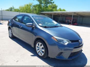  Salvage Toyota Corolla