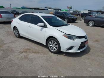  Salvage Toyota Corolla