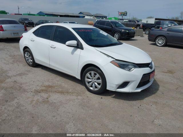  Salvage Toyota Corolla