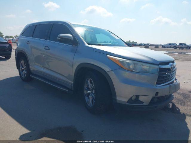  Salvage Toyota Highlander