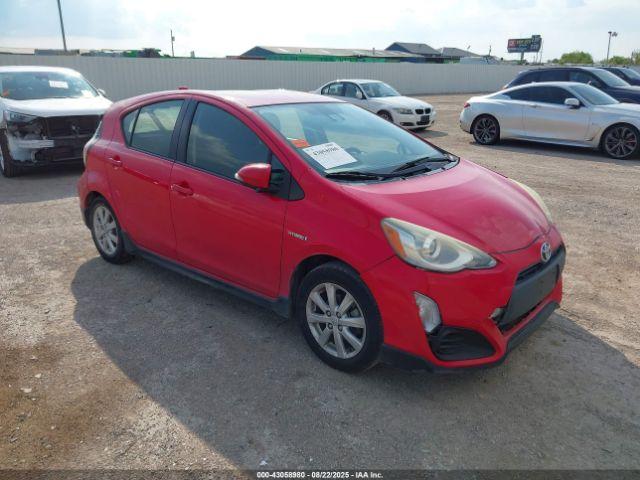  Salvage Toyota Prius c