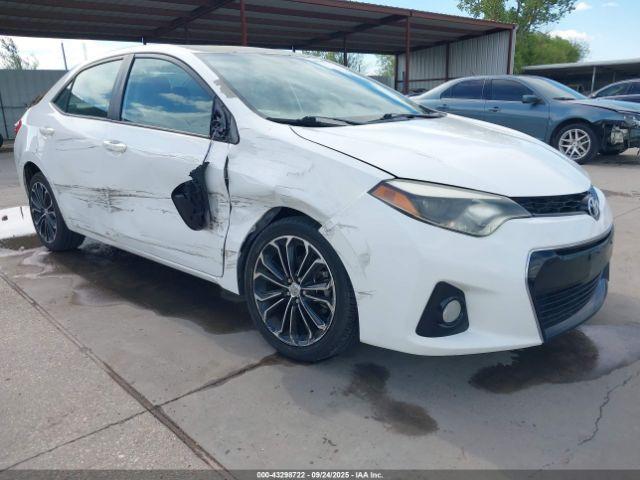  Salvage Toyota Corolla