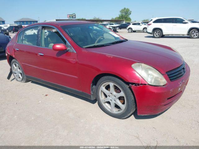  Salvage INFINITI G35