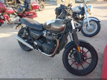  Salvage Triumph Motorcycle Street Twin
