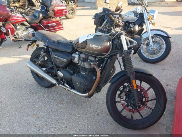  Salvage Triumph Motorcycle Street Twin