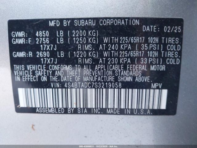 Subaru Outback Premium Image 12